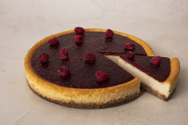 Taart framboos cheesecake